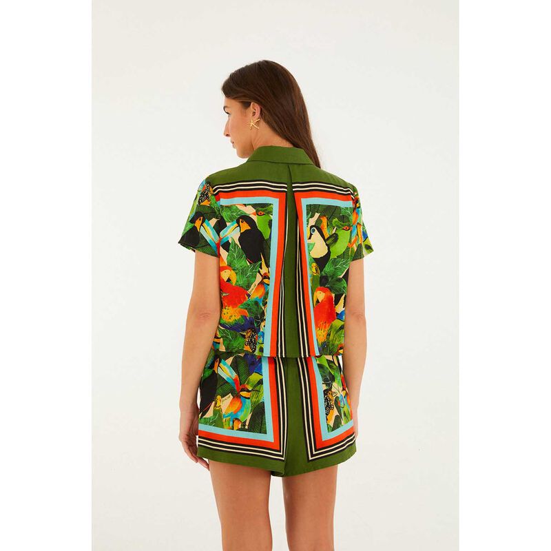 FARM Rio Bird Leaves Shirt image number 1